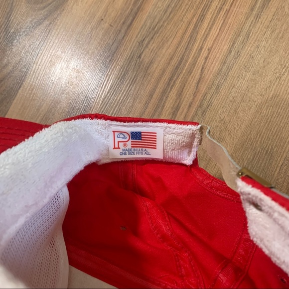 Vintage Chevron James Timec Petroleum Refinery Patch Trucker Hat Adjustable Hat - Picture 6 of 7